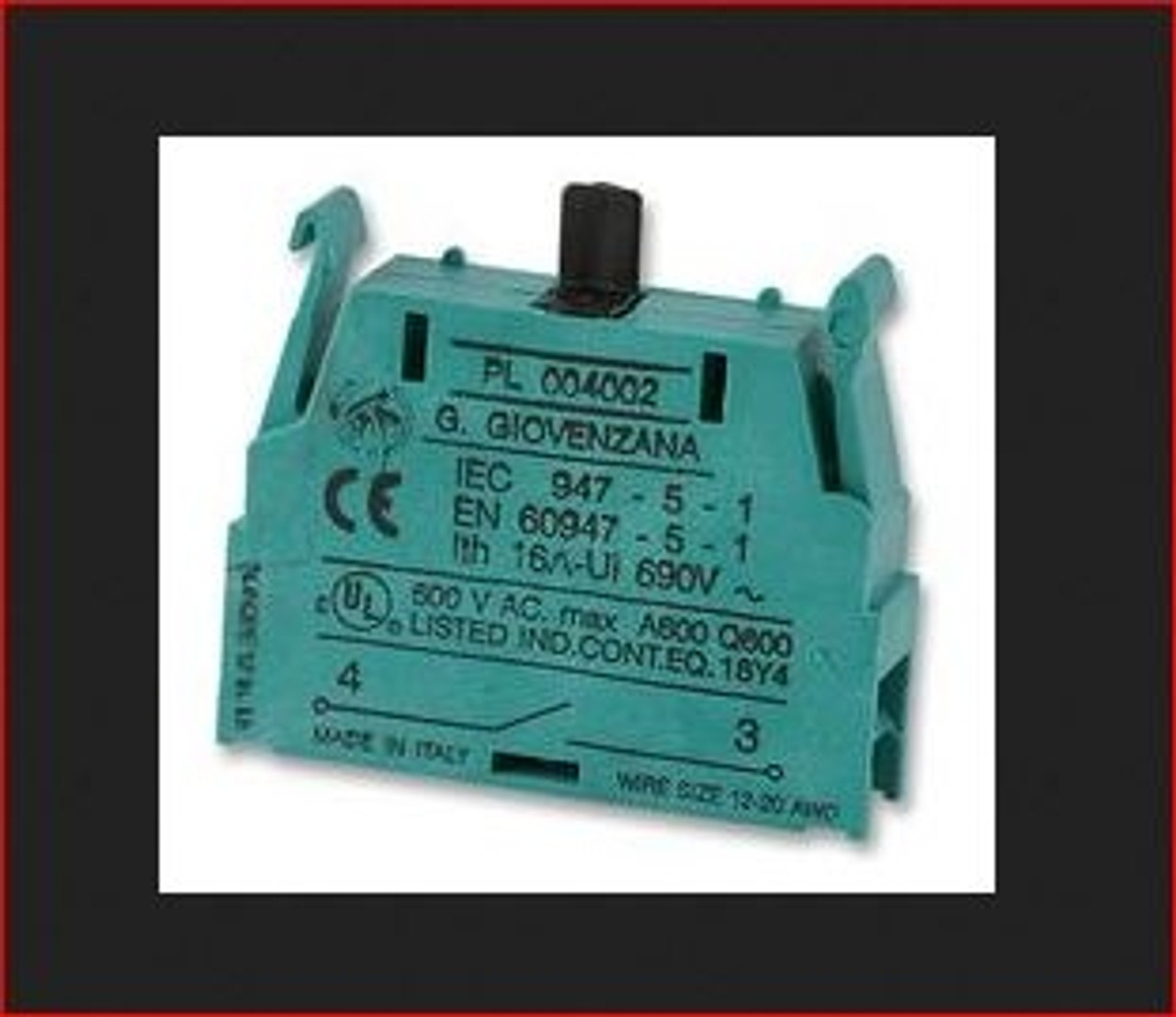 Green Internal Relay switch for IT601204