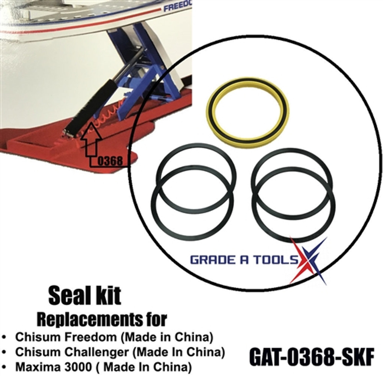 Seal Kit - Chisum Freedom - Hydraulic Lift Ram 0368