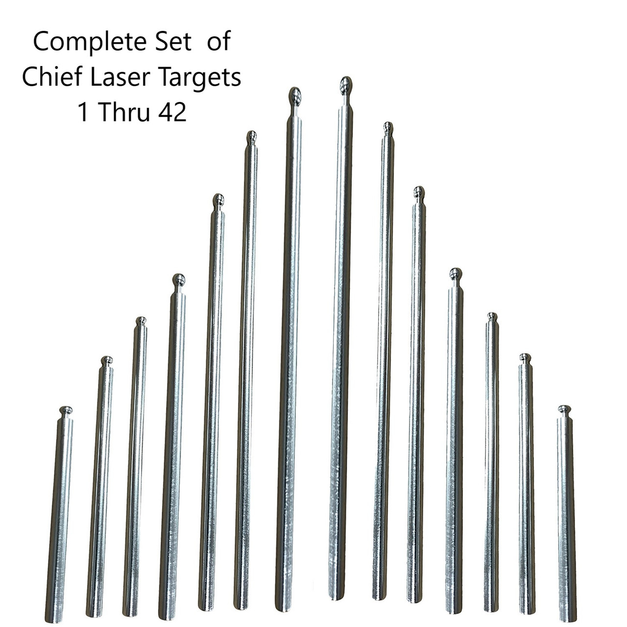 Chief Laser measuring System Pendants Stems Complete set