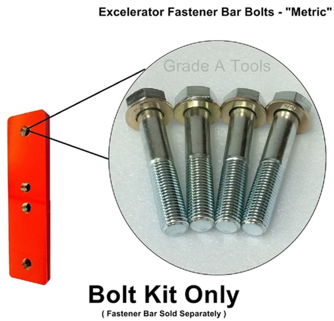 Fastener Bar Bolt Kit for Excelerator Metric