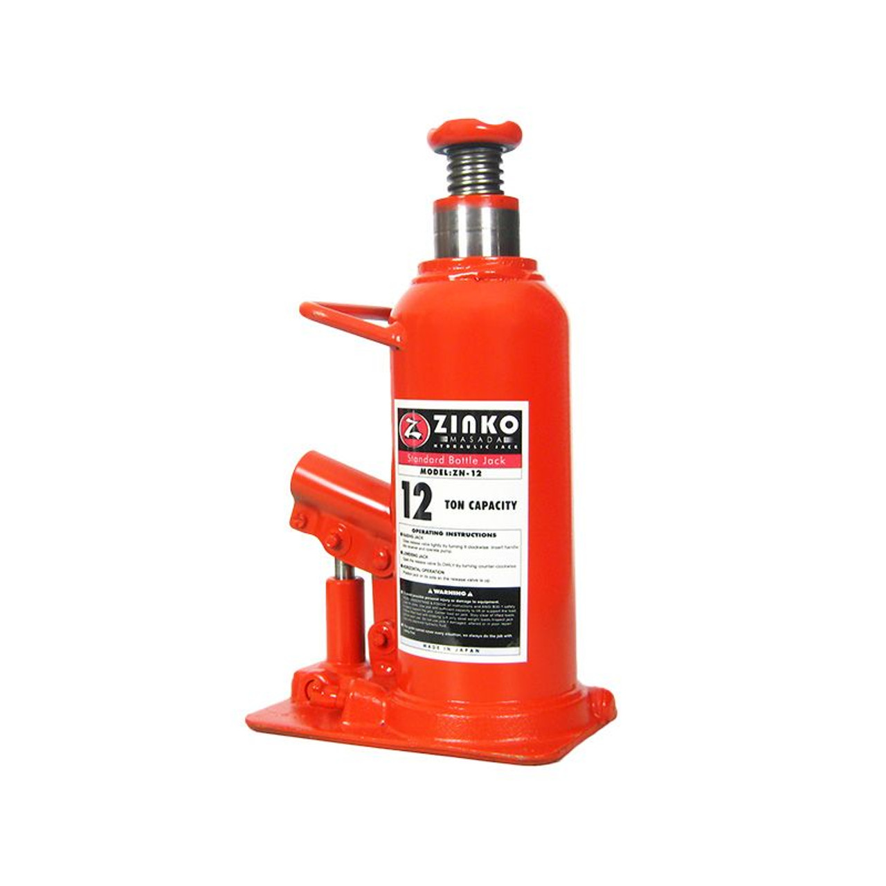 Zinko ZN-12 12ton Standard Bottle Jack