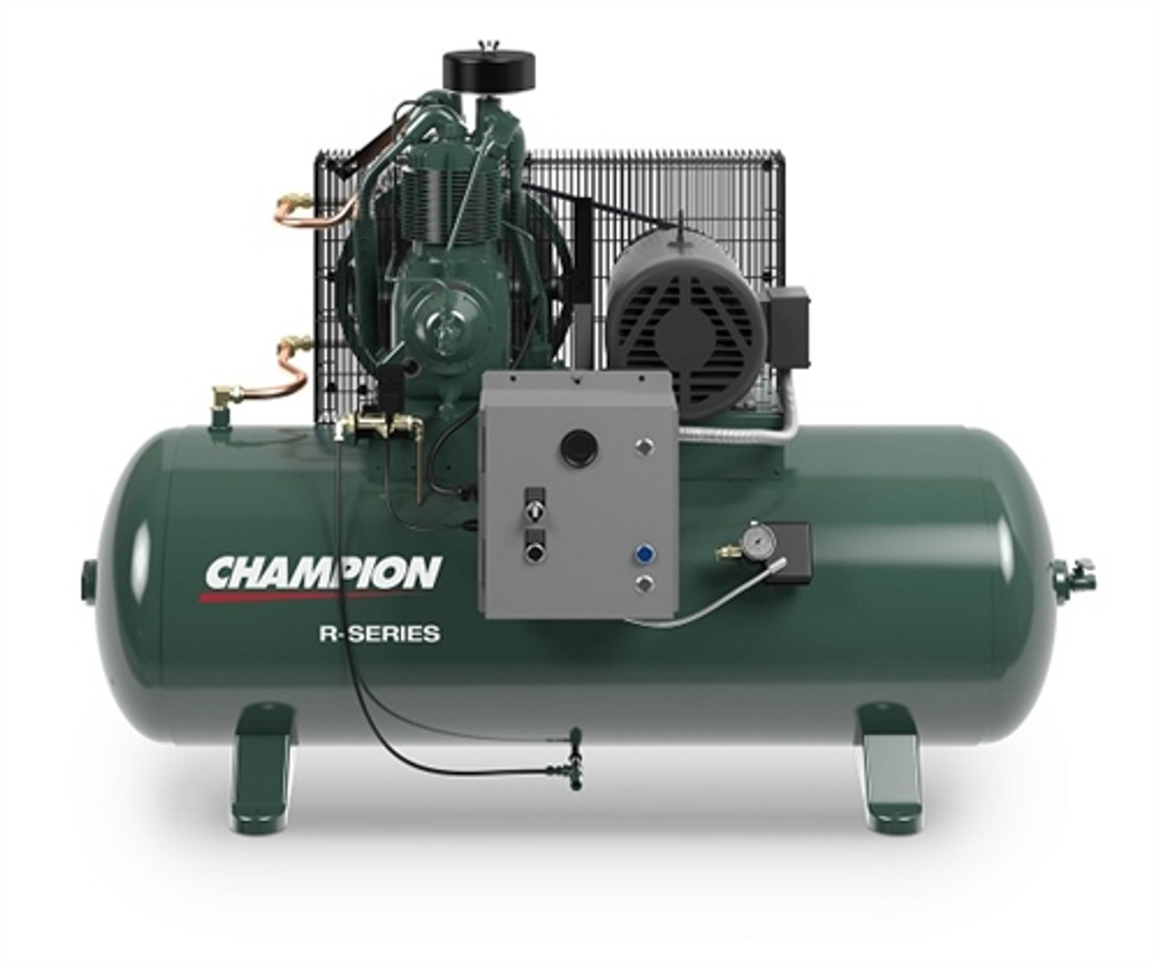 Champion HR3F-8 3 HP 80gal Horizontal Tank Simplex Air Compressor