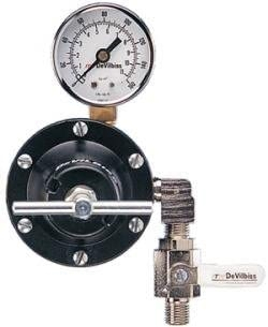 Devilbiss HAR600 Regulator, Gauge and Valve