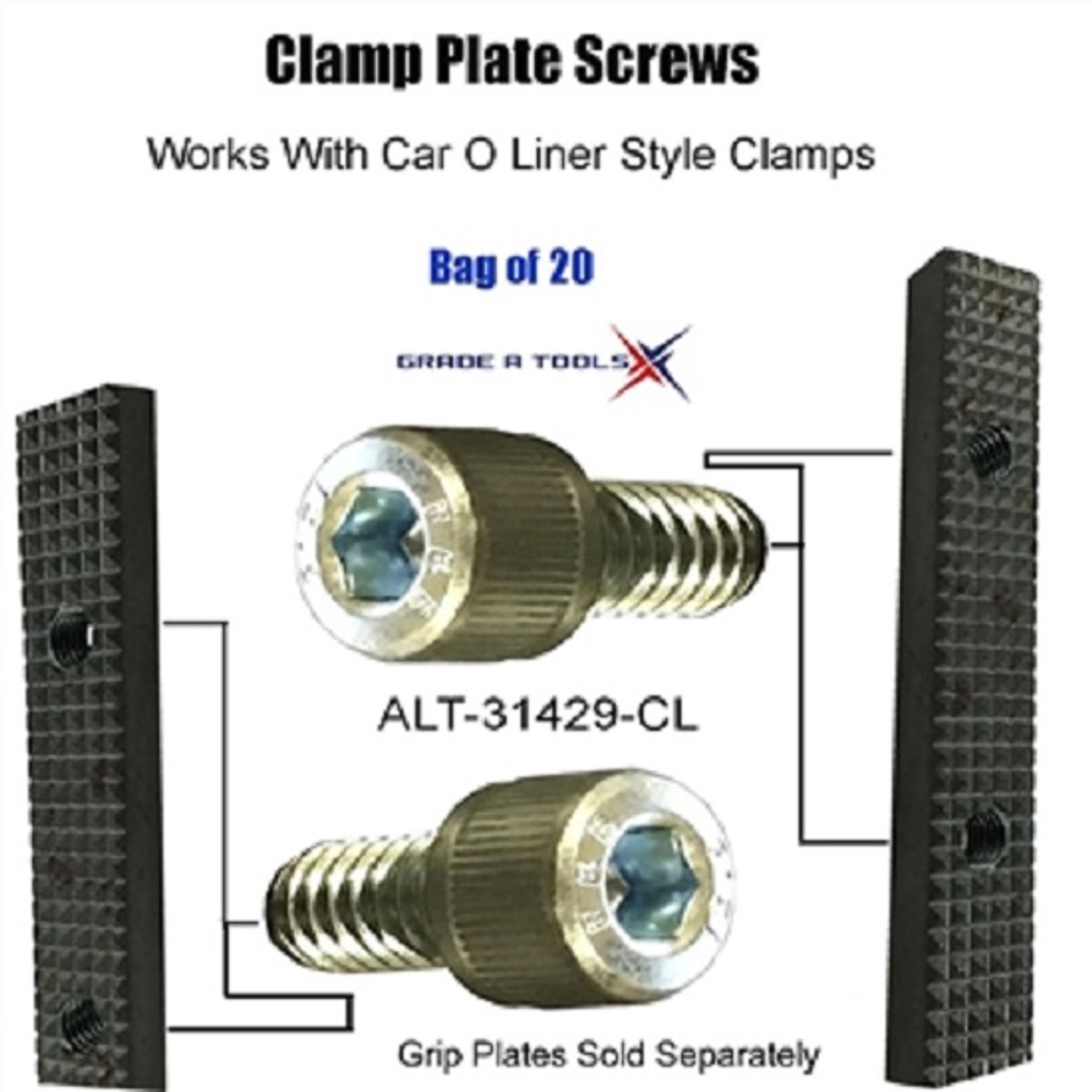 Car O liner Clamp Plate Screws - Bag Of 20 Car O liner Clamp Plate Screws - Bag Of 20