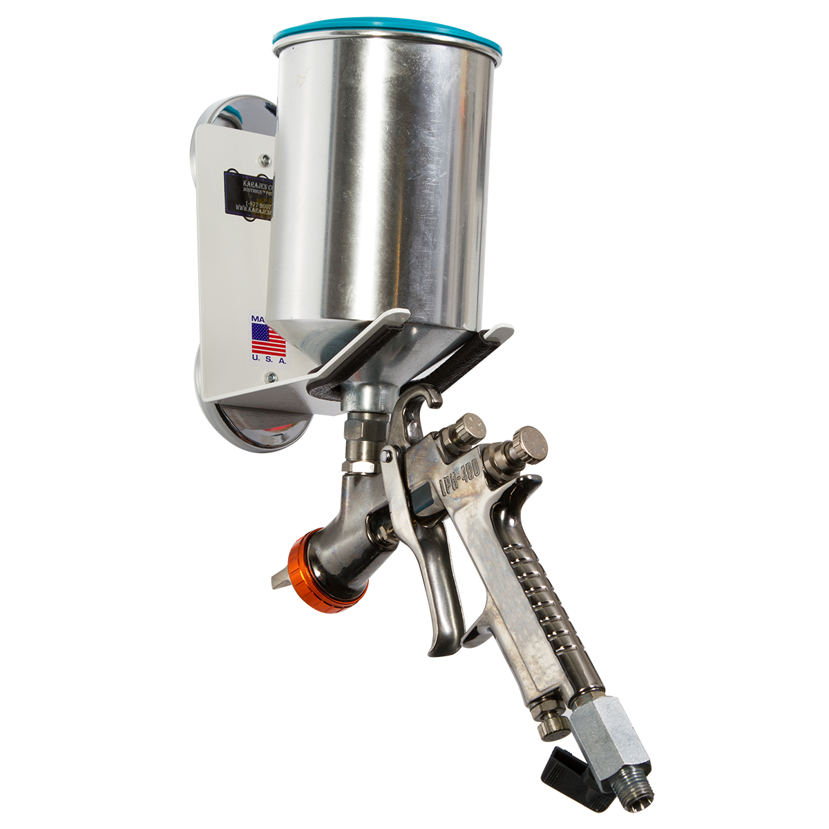 Karajen Corp 14022 Single Spray GunHanger- with fasteners