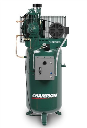 Champion VR5-8 5 HP 80gal Vertical Tank Simplex Air Compressor
