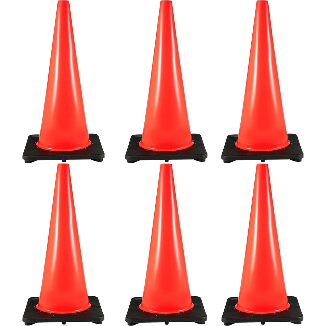 Orange Safety Cone 28" - PVC Non Reflective