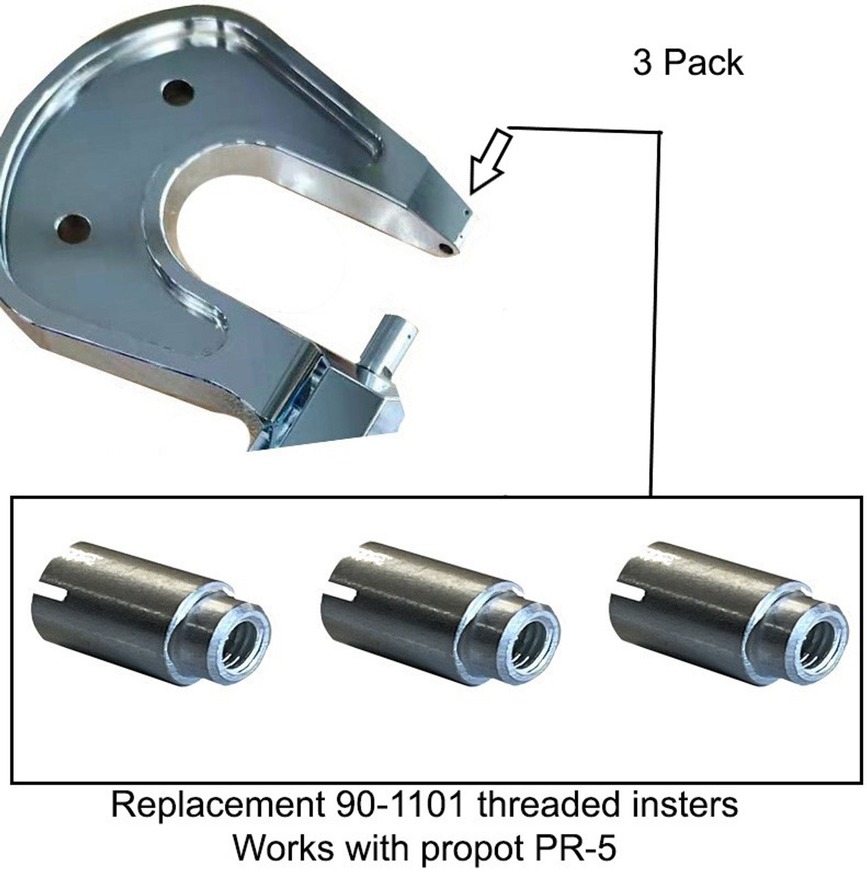 PR-5 Rivet Die Threaded Insert , 90-1101