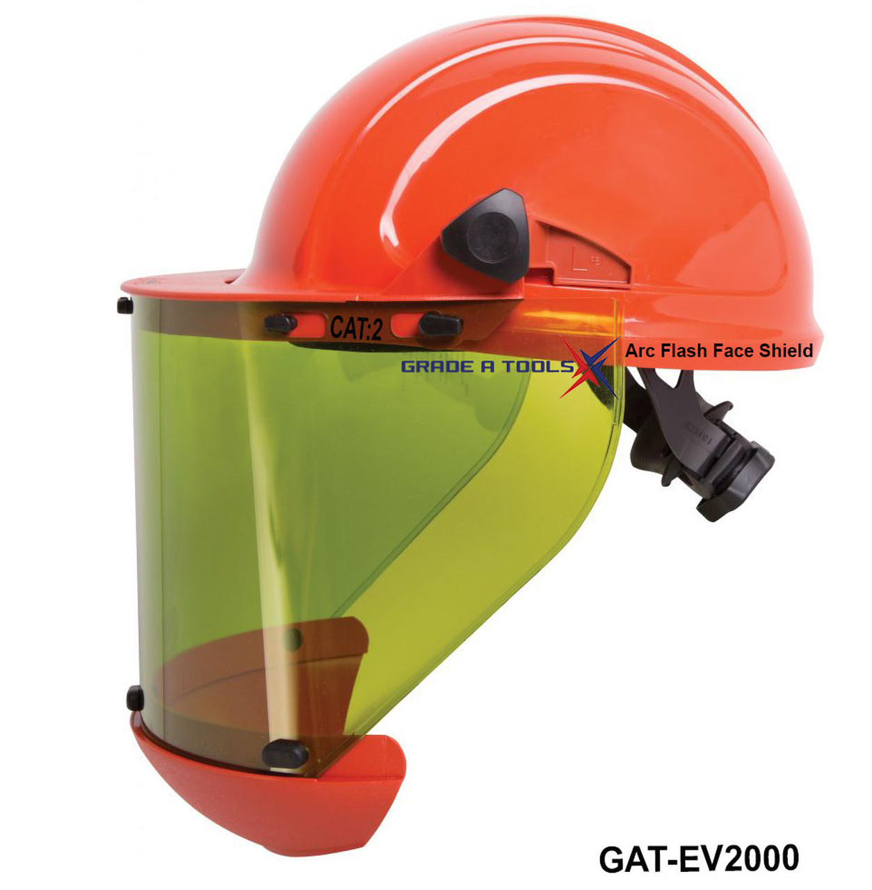 EV - Protect Arc flash face shield with Hat - Category 2