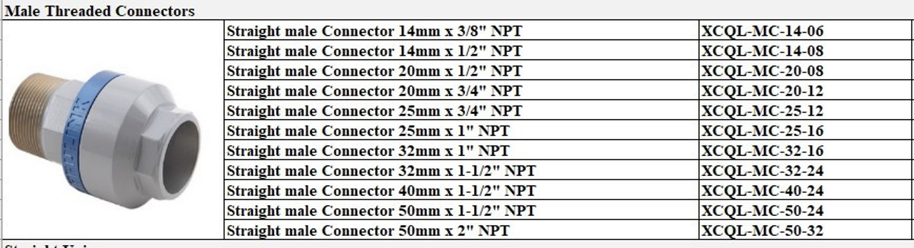 Champion Straight Female Threaded Connector Adapter 22