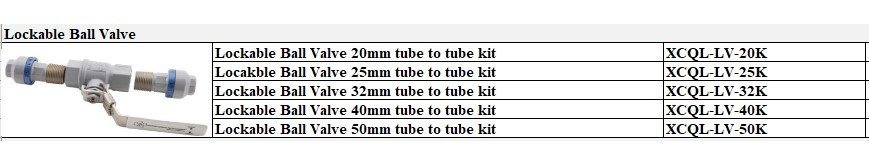 Champion Quick Lock Air Pipe - Lockable Ball Valve Pipe Connector 654