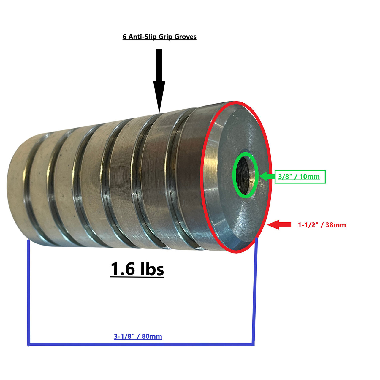 Slide Weight hammer for Dent Pullers and Welders  - 1.6  lbs  B