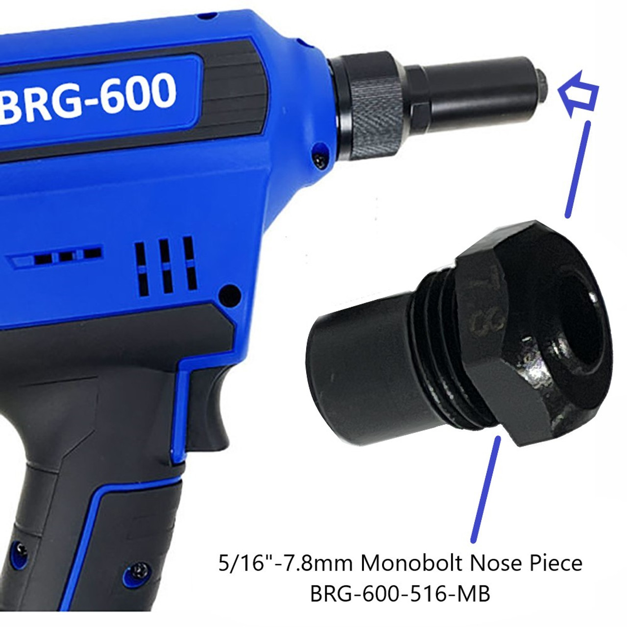 Nose Piece  Monobolt  5/16 -7.8mm - for BRG-600 Blind Rivet Gun BB