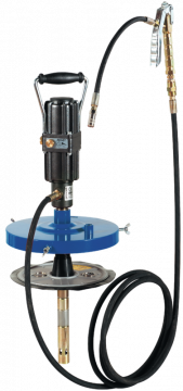 Complete portable kit for 44/66 lb grease drums