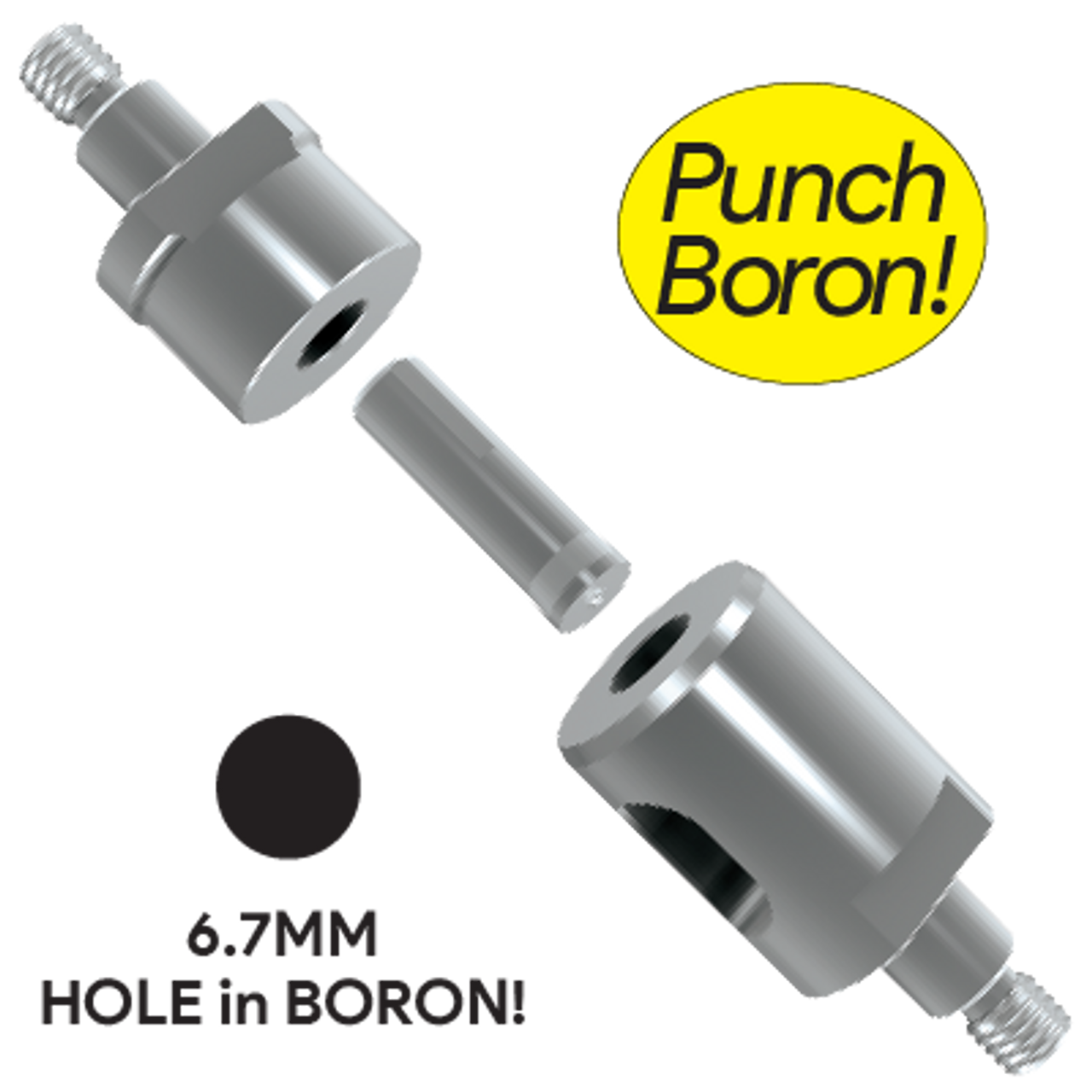 6.7MM Boron Punch for Dent Fix 10T Self-Piercing Riveter