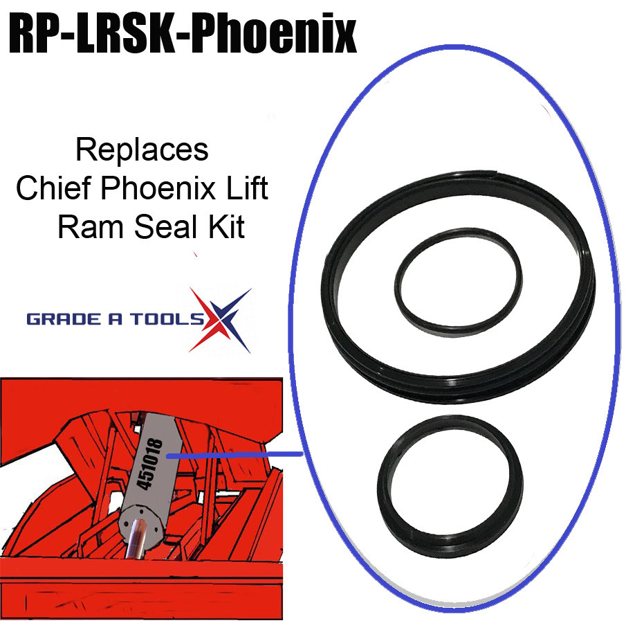 Replacement Phoenix  Frame Machine  lift Ram Seal Kit - A