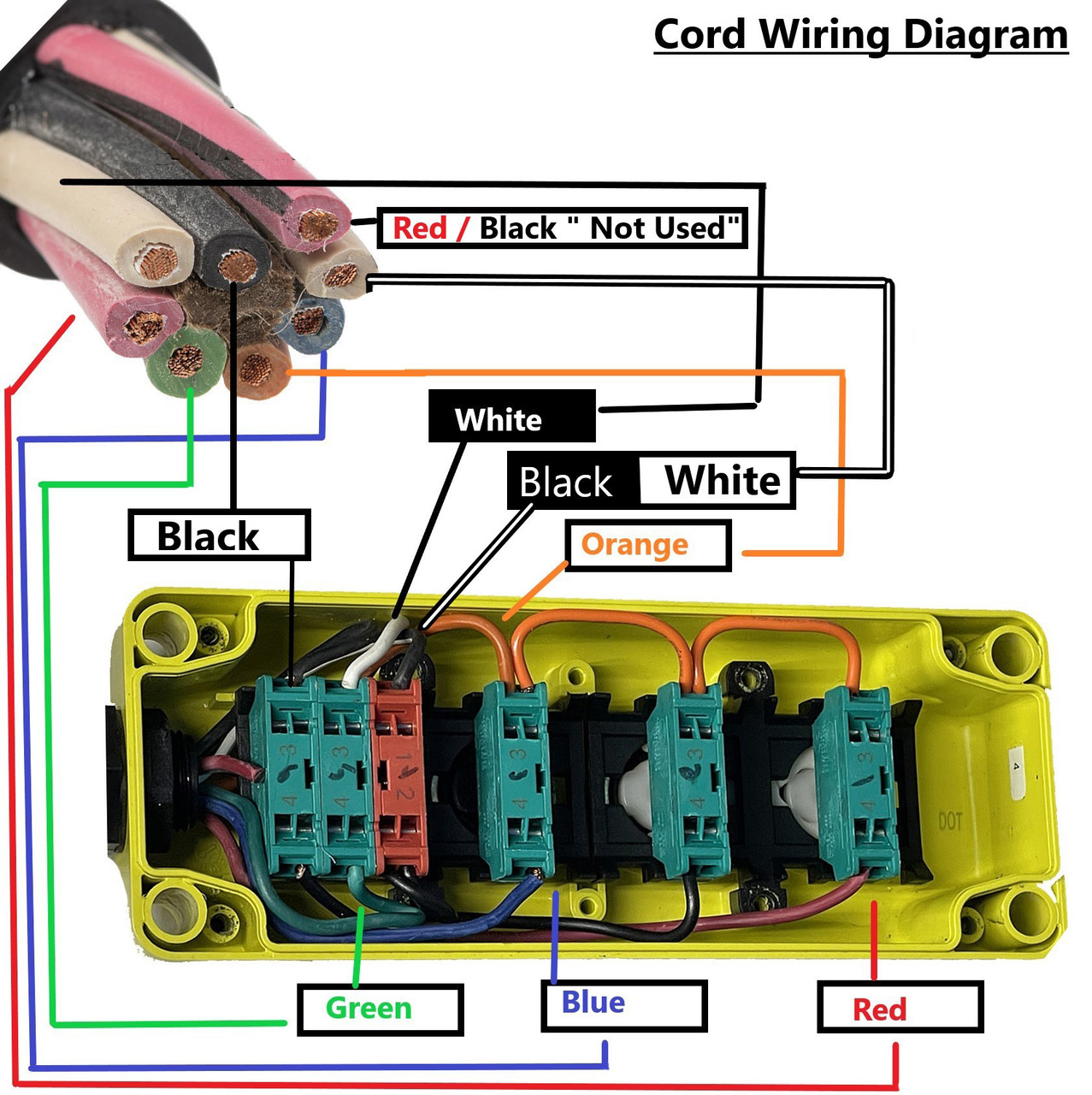 Chief  Frame Machine Pendant Switch  Cord -phoenix D