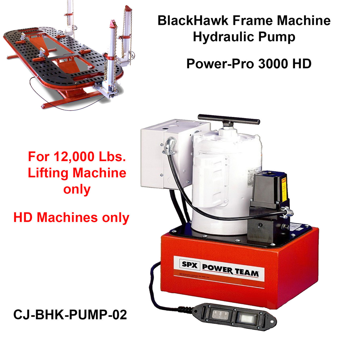 Replacement Blackhawk Power Pro SL 3000 HD Hydraulic Pump B