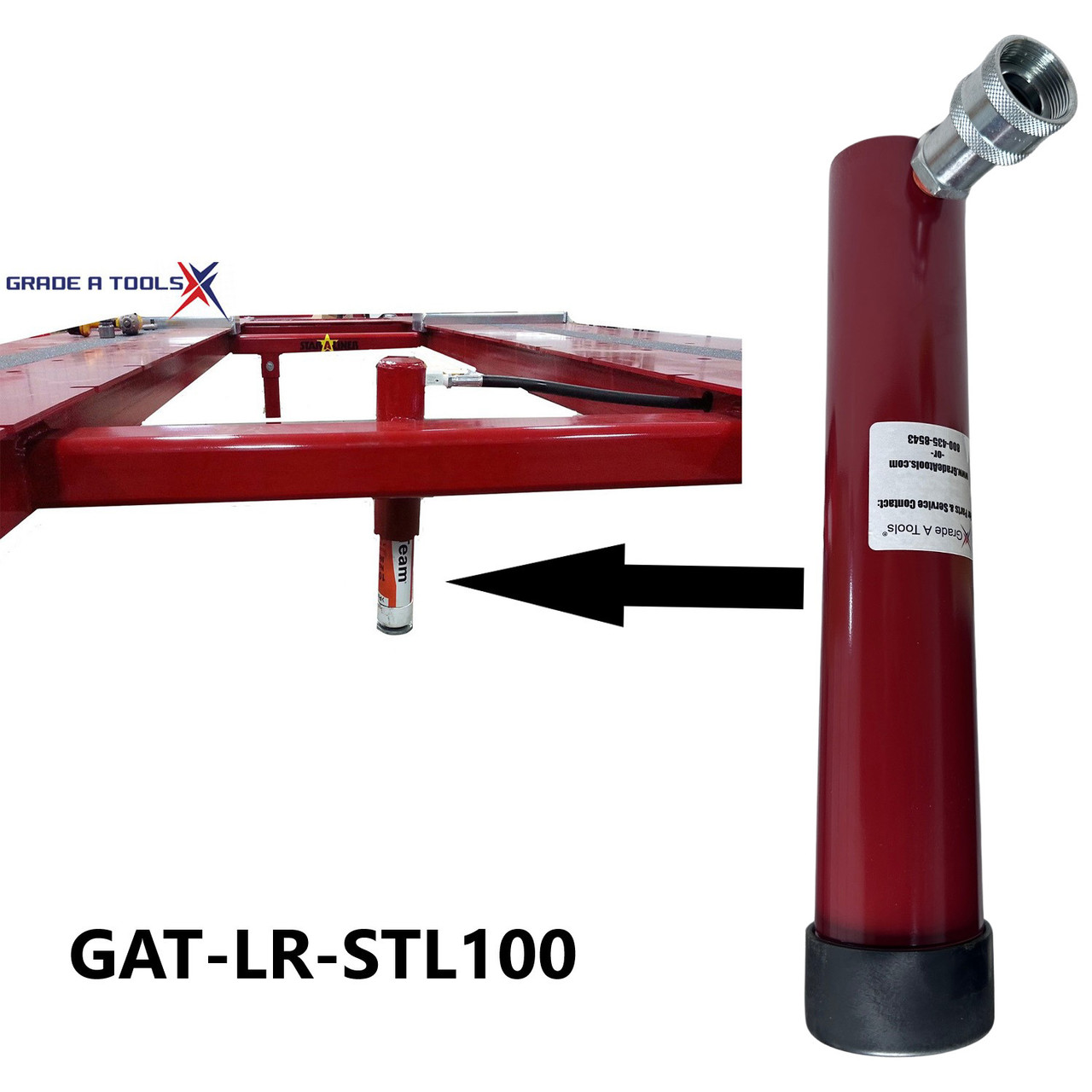 Star-A-Liner Cheetah Frame Machine Lift Ram cylinder A Star-A-Liner Cheetah Frame Machine Lift Ram cylinder A