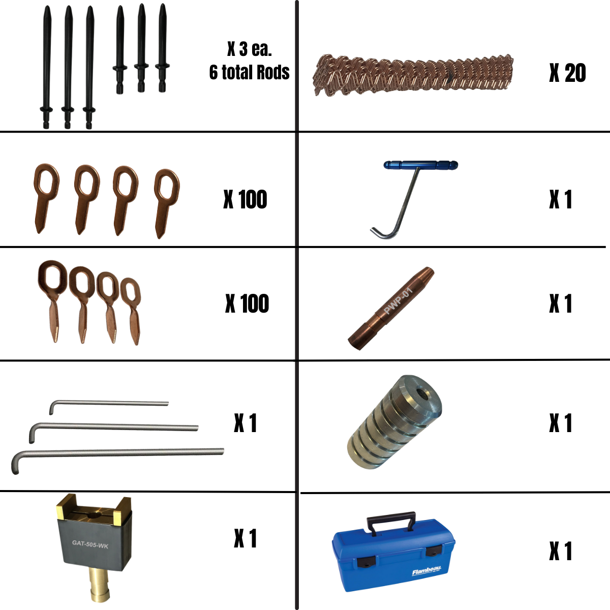 Dent Pulling Package - DF-505 MAXI Compatible - B