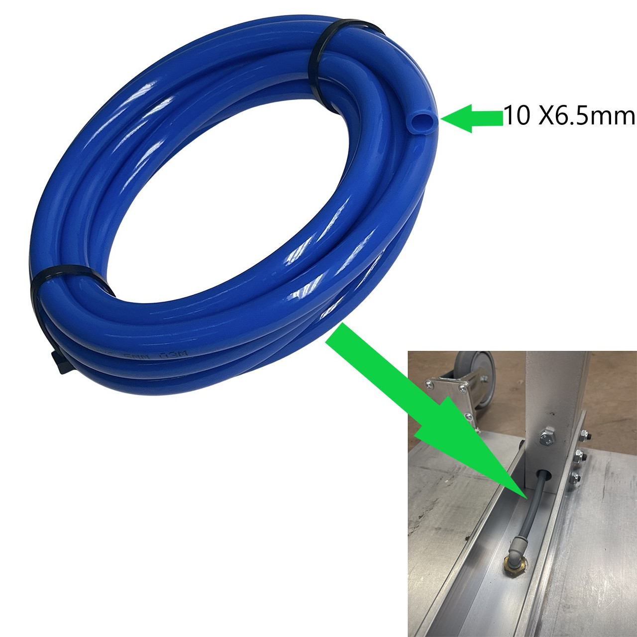 Polyurethane Air line Tubing for VAC-N-pull Vacuum Post - 10mm  X 96" B