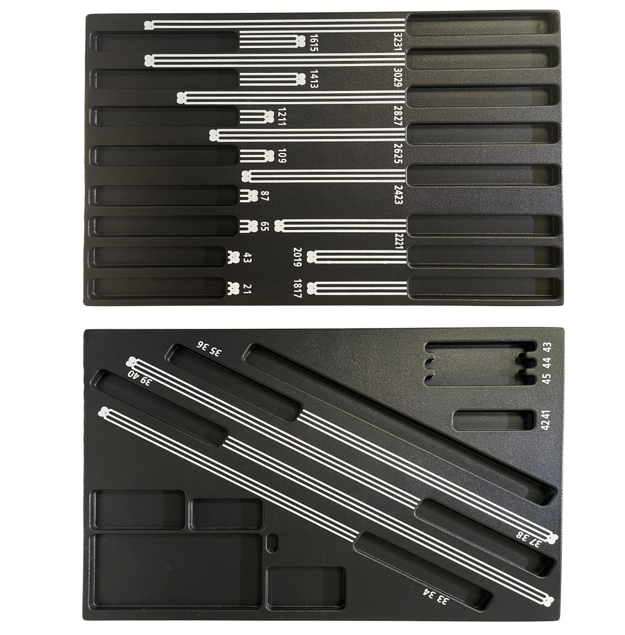 Laser Target Trays for chief frame measuring system (set) A