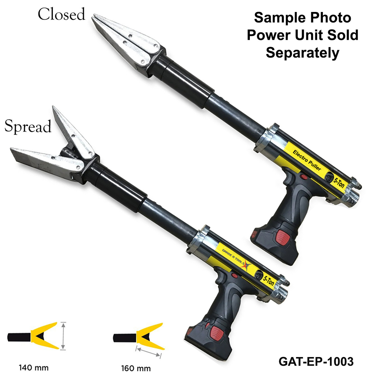 Duckbill Spreader jaws - Electro Puller & CMO Electro Power C