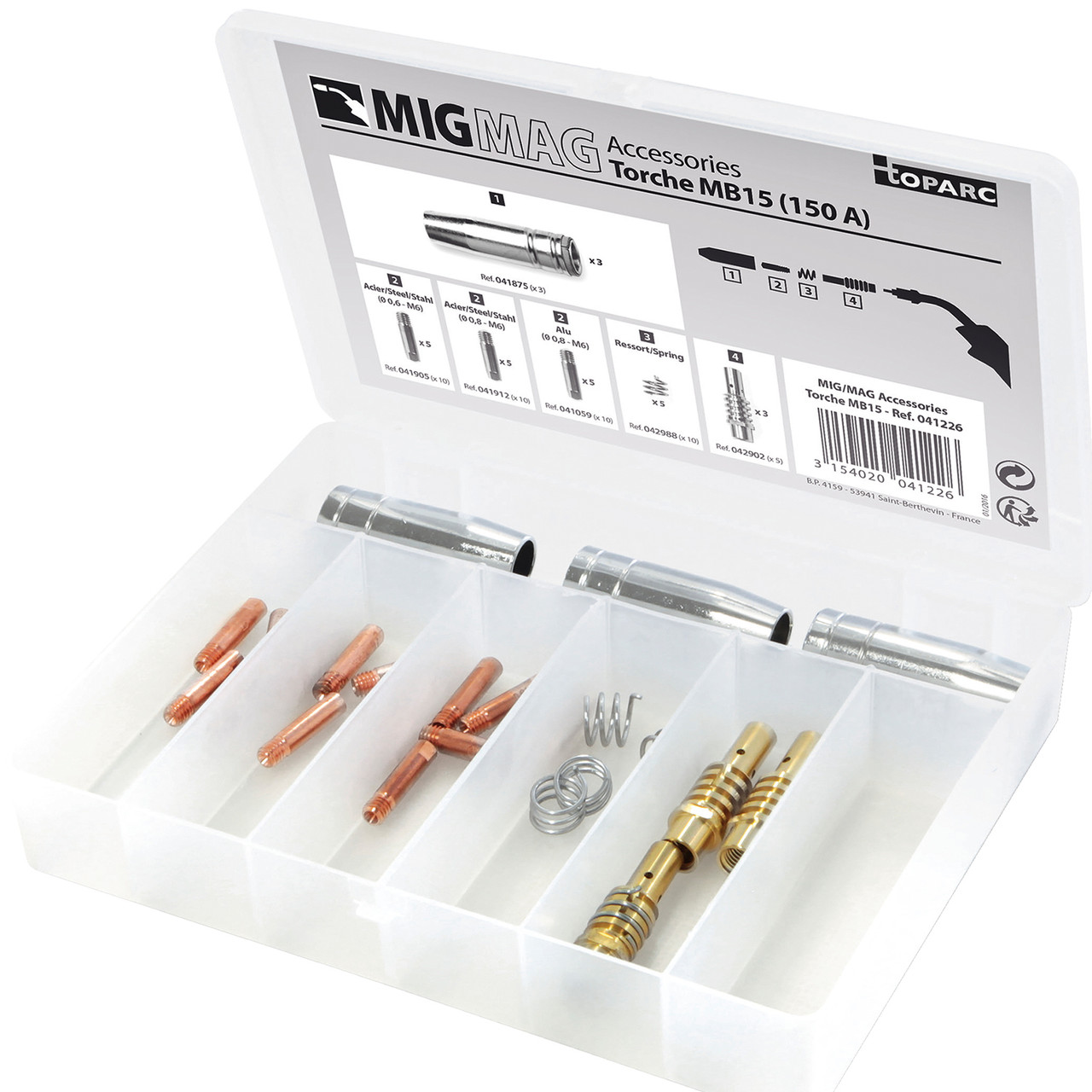 GYS 150 (A) Mig Welding Torch Consumable kit  041226 / 150 amp A
