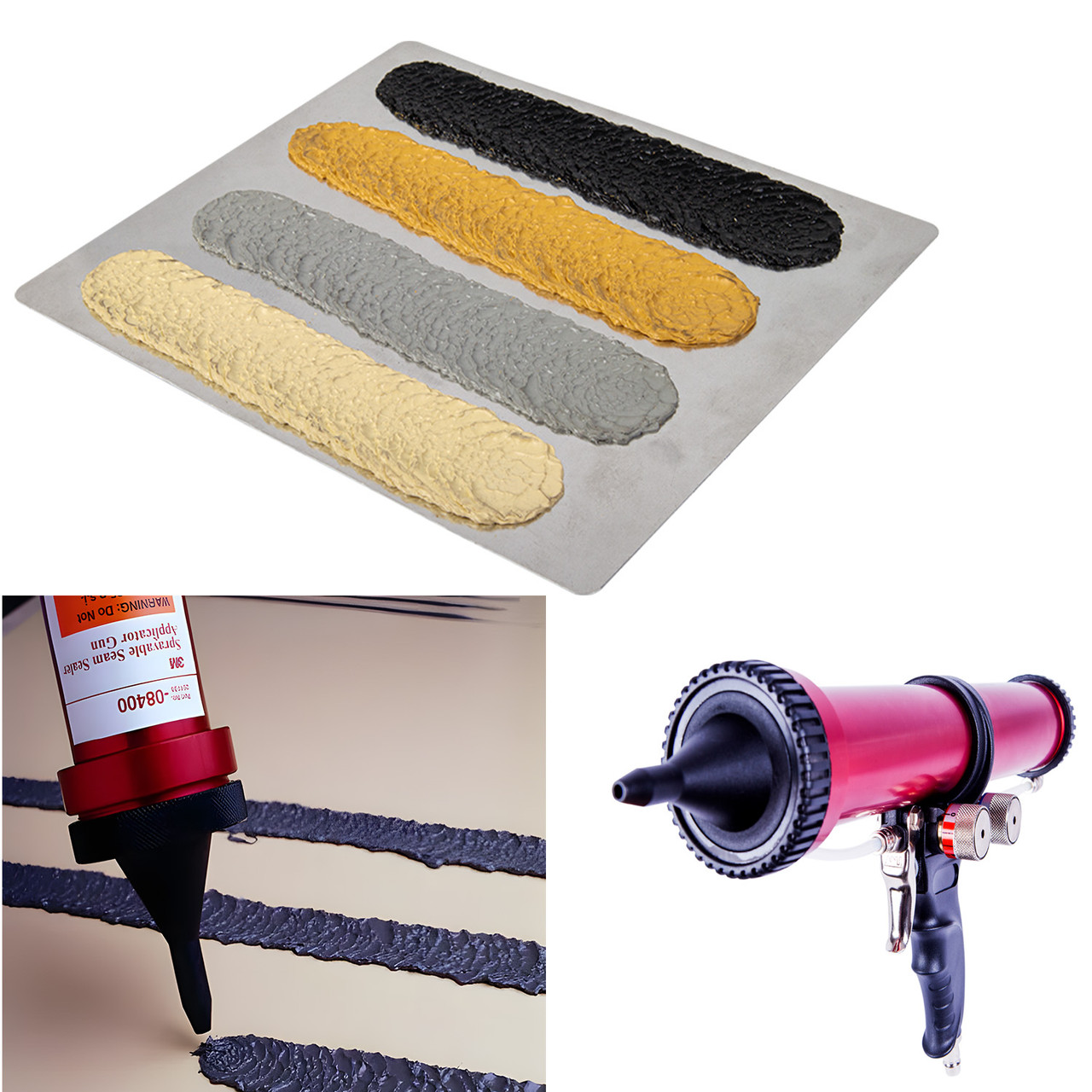 3M 08400 - Sprayable Seam Sealer Gun Pattern capability