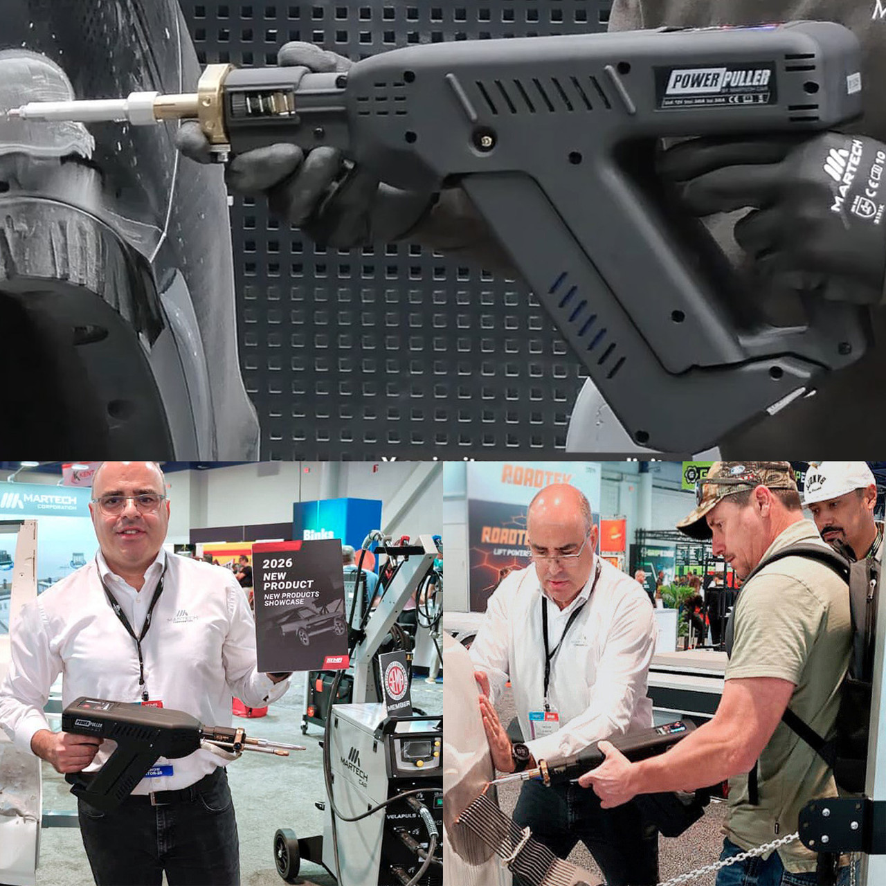 Martech Power Puller shown at SEMA 2025 and Bluecollarkyle