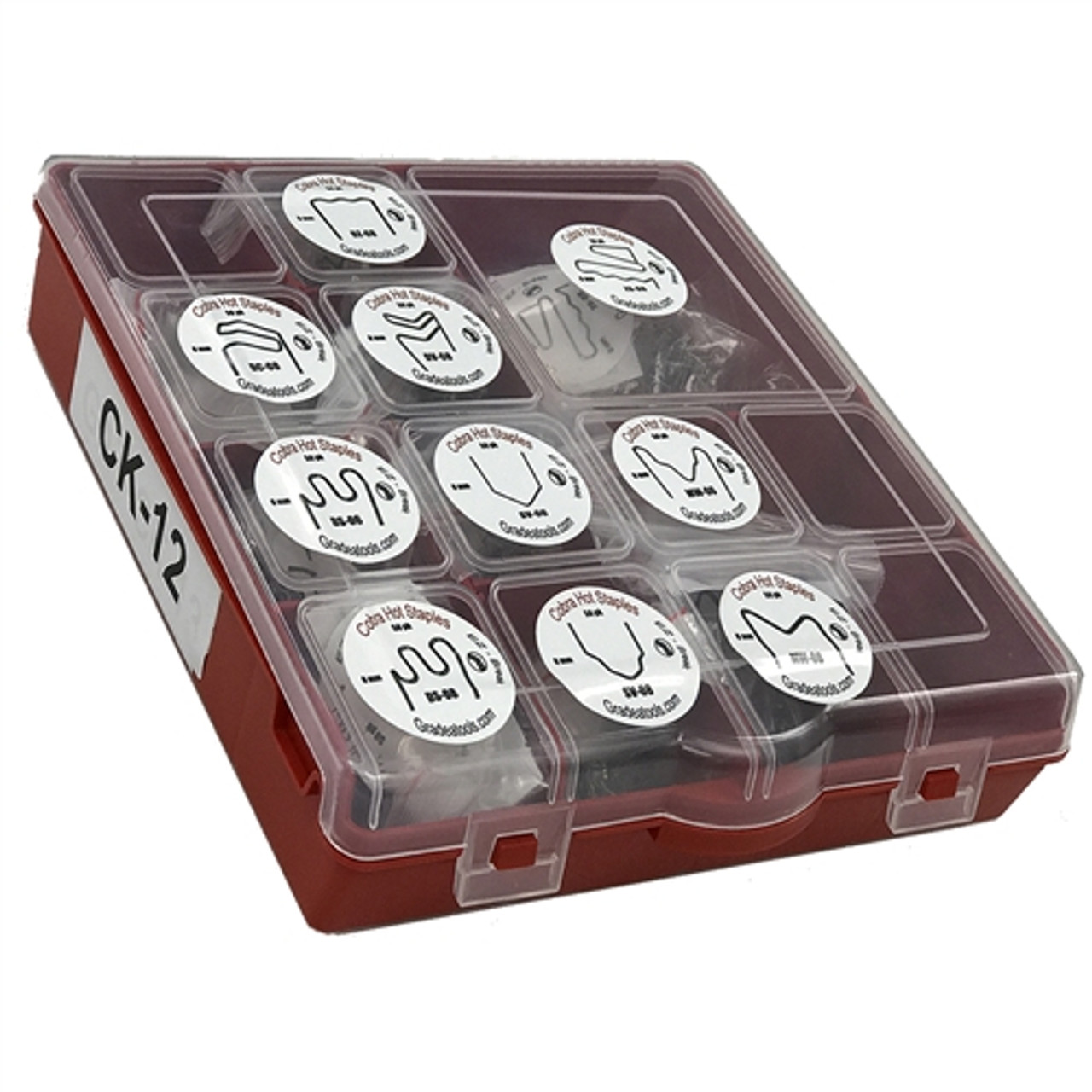 Cobra Hot Staples Kit - 10 Types CK-12 (500 Staples)