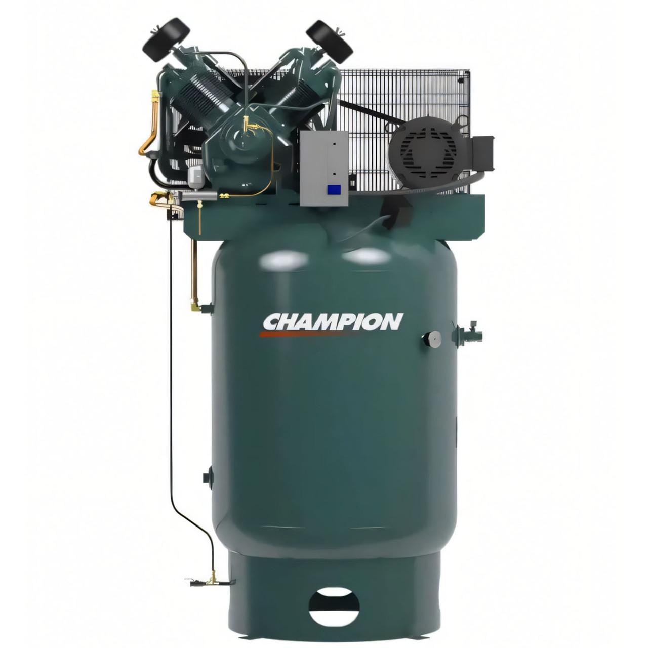 Champion VR10-8 10 HP 80gal Vertical Tank Simplex Air Compressor