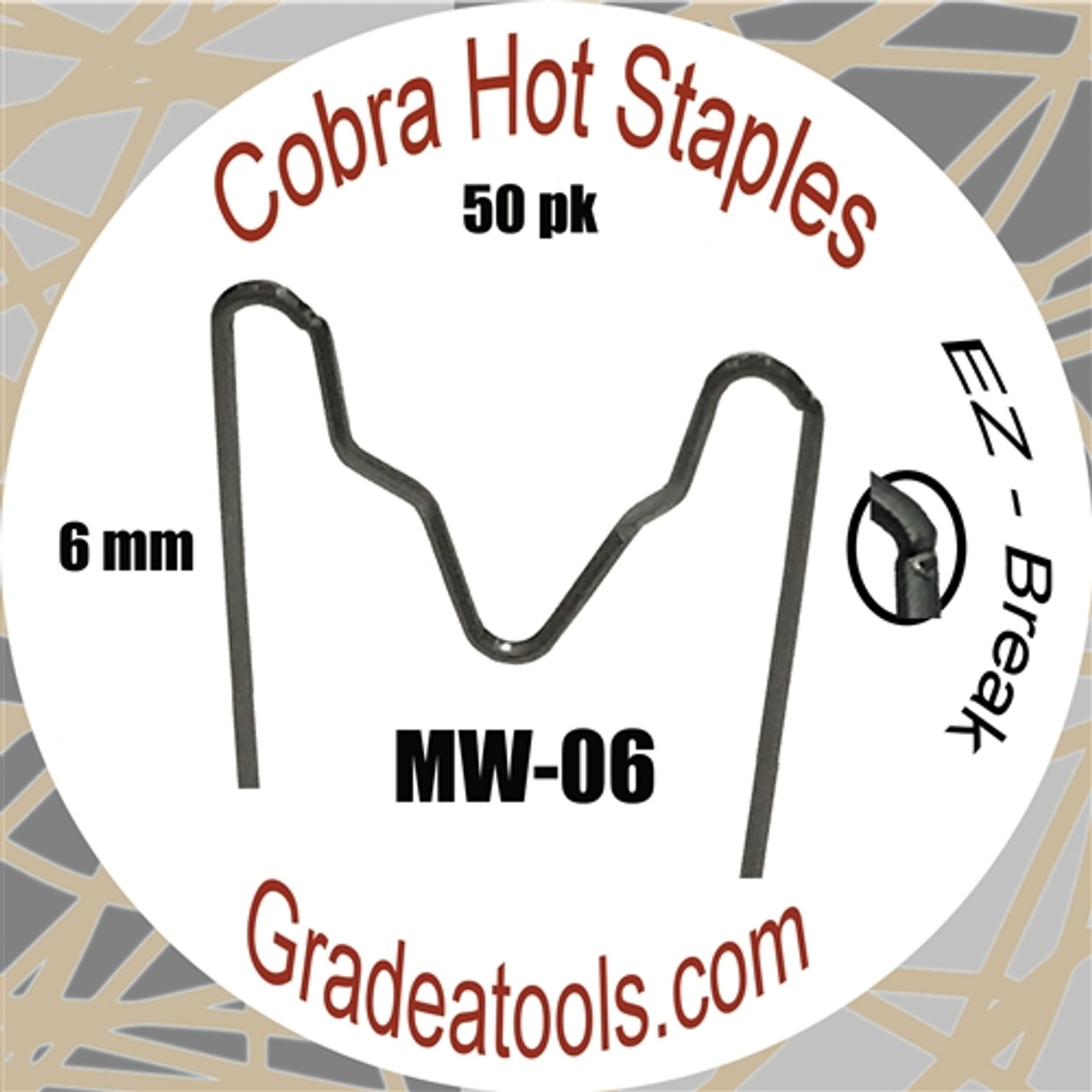 Cobra Hot Staples MW-06  M-Pattern 6mm