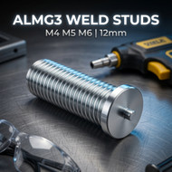 AlMg3 Aluminum Magnesium Dent Pulling Weld Studs (M4, M5 & M6 × 12 mm): The Reliable Choice for Professional Aluminum Body Panel Repair