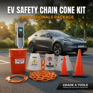 EV Safety Chain & Cone Kit – Professionals Package: Create Compliant High-Voltage Zones in Your Collision Shop