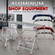 Aluminum Body Shop Equipment: Bumper Racks, Dollies, Work Stands & Platforms