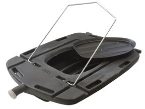 Lisle 19202 Low Profile Truck Oil Drain with Lid