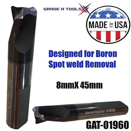 Boron Spot Weld Bit  8mm X 45mm