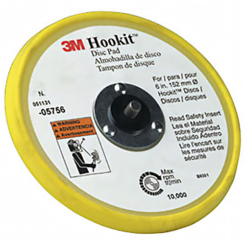 3M 5756 HooKit Low Profile Disc Pad, 6"