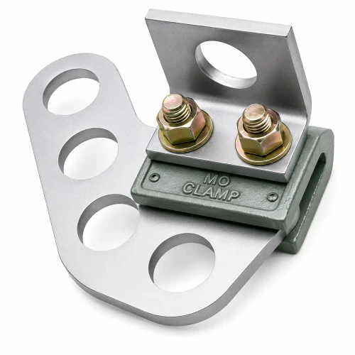 Genuine Mo-Clamp 4058 MAC II Multi-Angle Clamp with 4-ton capacity and adjustable reversible pull plate.