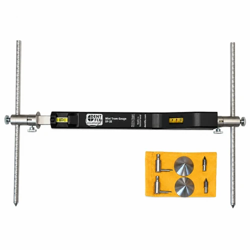 Dent Fix DF-3S telescoping tram gauge measuring from 16.5 inches to 3 feet 3 inches.