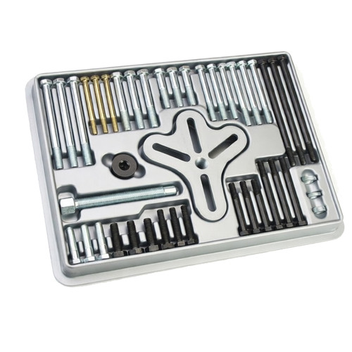 OTC 7790 Flange-Type Puller Set is a versatile 48-piece professional tool kit designed for auto mechanics.