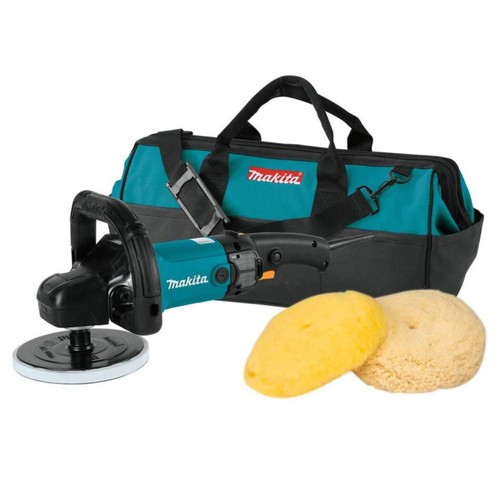 Makita 9237CX3 7" Variable Speed Polisher Kit is the professional tool with 10 AMP motor.
