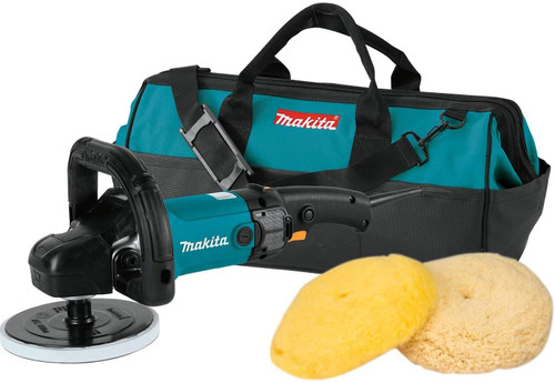 Makita 9237CX3 Variable Speed Polisher Kit, 7"