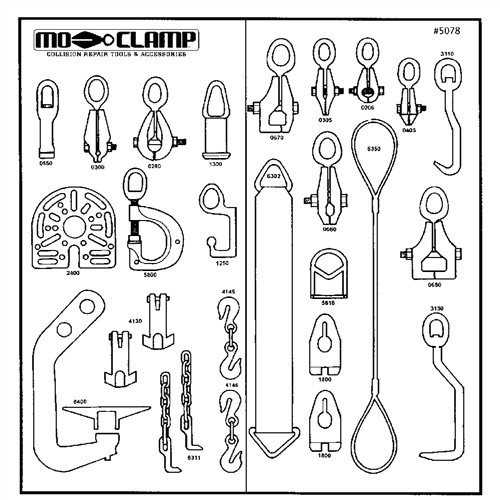 Mo-Clamp 5079 #10 Board and Hooks Only