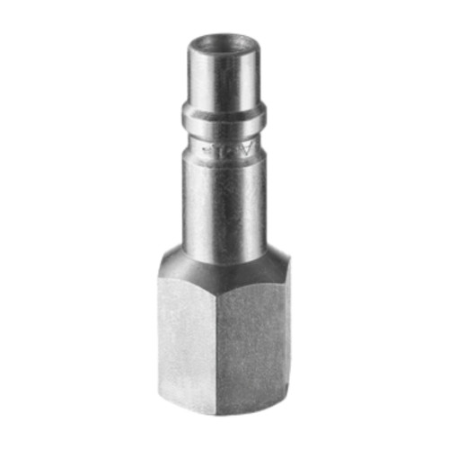Prevost IRP116202 Industrial Air Plug is a robust treated steel male nipple with 1/4" NPT threads.
