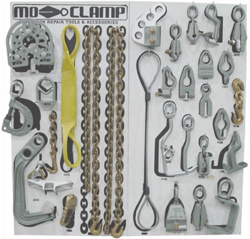 Mo-Clamp 5013 Deluxe #1 Tool Board with Tools