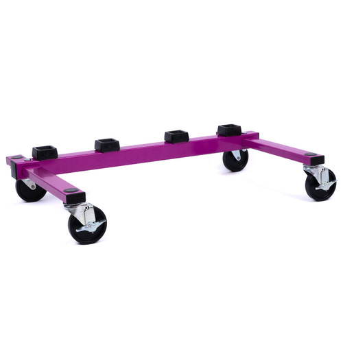 Go-Jak G678R is a rolling storage rack designed to hold up to 4 Go-Jak self-loading wheel dollies.