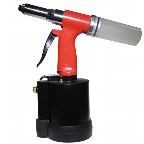 ATD tools 5851 quarter inch capacity hydraulic air riveter right side view.