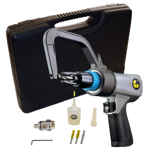 DentFix DF-15DX Spot Annihilator Deluxe Kit is the original Spitznagel pneumatic spot weld drill.